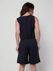 Women Two-Piece Outfits - Màu xanh hải quân - Xem 6