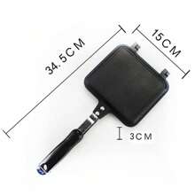 Sandwich Toastie Maker Toaster Machine Breakfast Non-Stick Camping Stove Toaster - Black - View 5