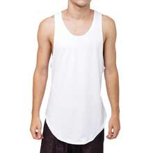 Men Tank Tops - White - View 1