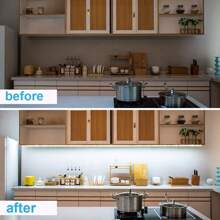 1pc White Light LED Strip Light,USB Powered 60Leds/M Flexible LED Decorative Lights,1m/2m/3m/5m Non Waterproof TV Computer Background Light