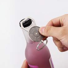 50年永久日曆鑰匙圈2010至2060金屬吊墜鋅合金英語指南針鑰匙扣男女創意吊墜 - 銀色 - 查看 5