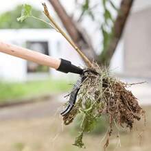 1套,直立,手動踩踏式割草機,除草和除根機,適用於花園除雜草和除根