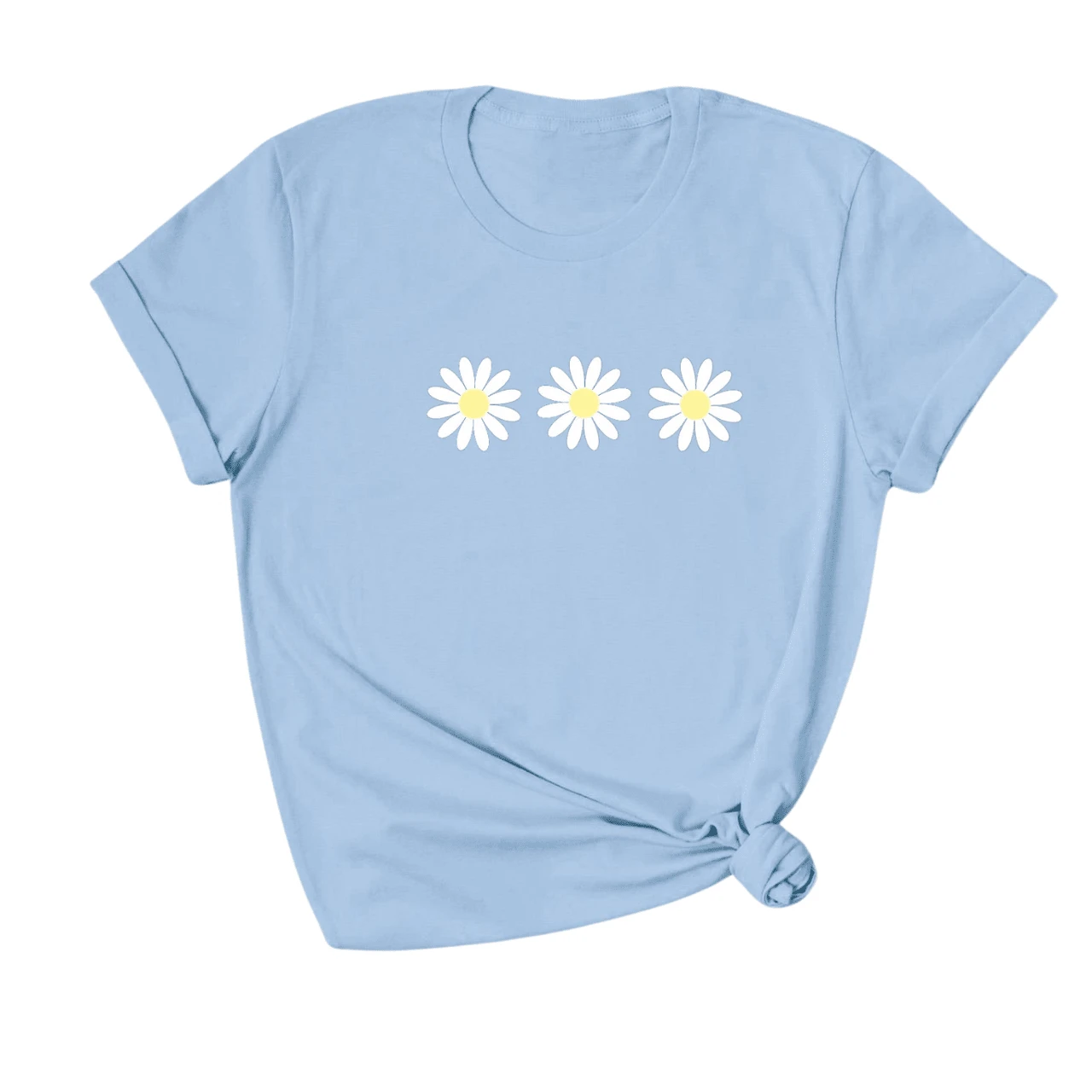 Women T-Shirts - 淺藍色 - 查看 1