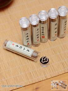 Auspicious Cloud Incense, Old Sandalwood, Hainan Agarwood, Ambergris Incense, Incense Art, Incense For Tea Ceremony, Tea Ceremony Incense Plate, Goose Pear Tent Incense Old Sandalwood, Ambergris, Genuine Agarwood From Phu Quoc, Random Acrylic Tube With Cap/Screw Cap Delivery