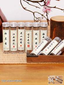 Auspicious Cloud Incense, Old Sandalwood, Hainan Agarwood, Ambergris Incense, Incense Art, Incense For Tea Ceremony, Tea Ceremony Incense Plate, Goose Pear Tent Incense Old Sandalwood, Ambergris, Genuine Agarwood From Phu Quoc, Random Acrylic Tube With Cap/Screw Cap Delivery