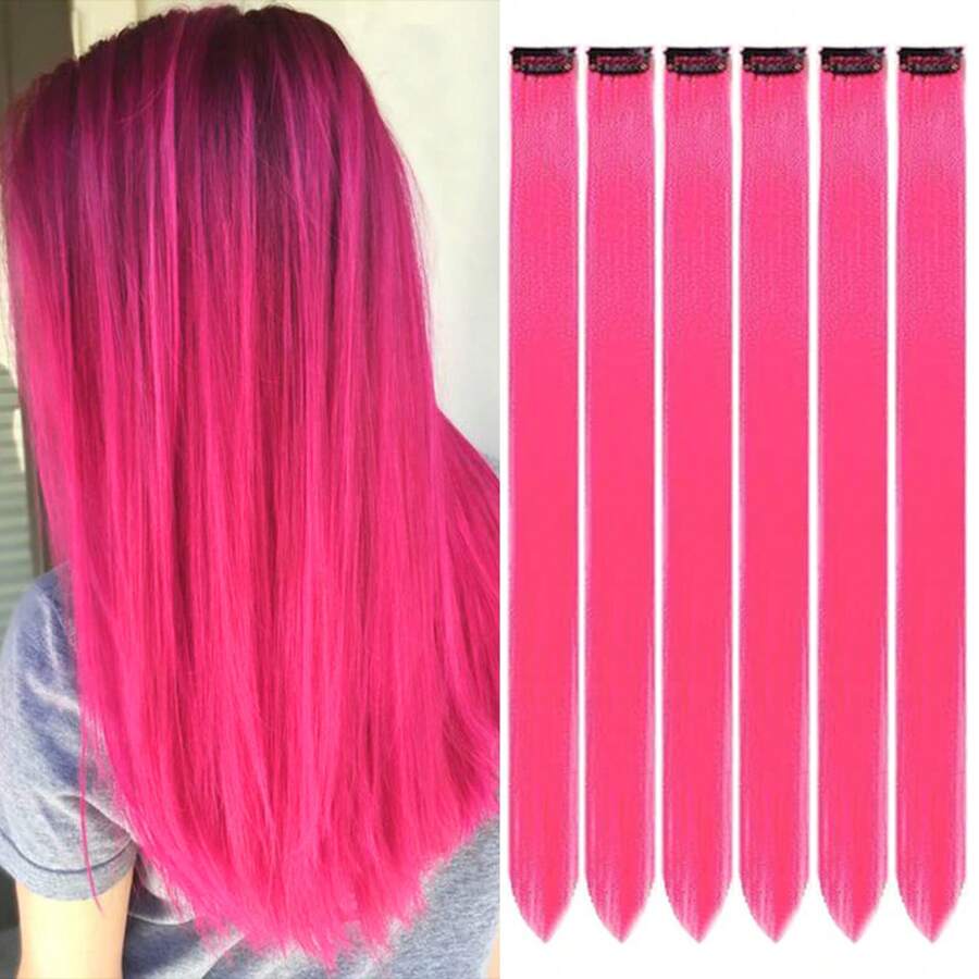 Synthetic Extensions Clip-In Hair Extensions
