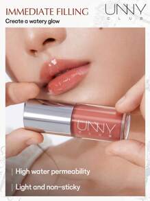 unny club 鏡面水潤唇蜜,護唇精華,玻璃唇蜜,鑽石唇膨脹唇蜜,持久的液體唇膏,輕盈的液體唇膏 - N01初見之歡 - 查看 6