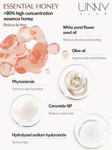 unny club 鏡面水潤唇蜜,護唇精華,玻璃唇蜜,鑽石唇膨脹唇蜜,持久的液體唇膏,輕盈的液體唇膏 - N01初見之歡 - 查看 5