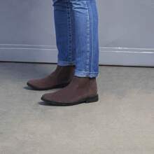 Men Boots - Coffee Brown - View 1