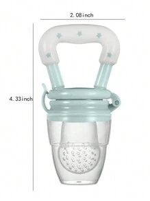 Baby Feeding Tool, Chewlery, Silicone Mesh Fruit Feeder, Infant Teething Toy, With Fresh Fruits And Veggies, Prevent Choking, 1pc