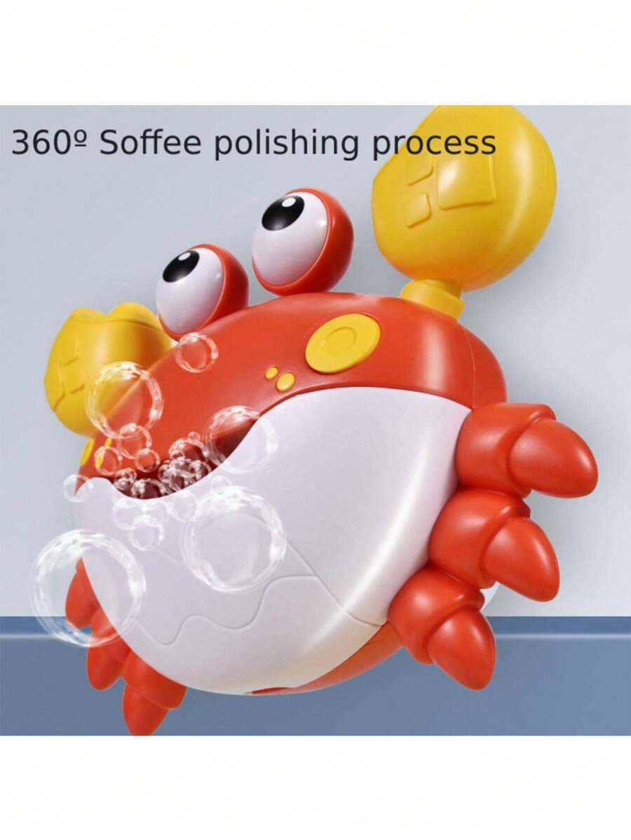Musical Toys Crab Bubble Machine Electric Ride In Toys Plastic Bubble