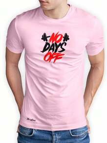 Men T-Shirts - 淺粉色 - 查看 1