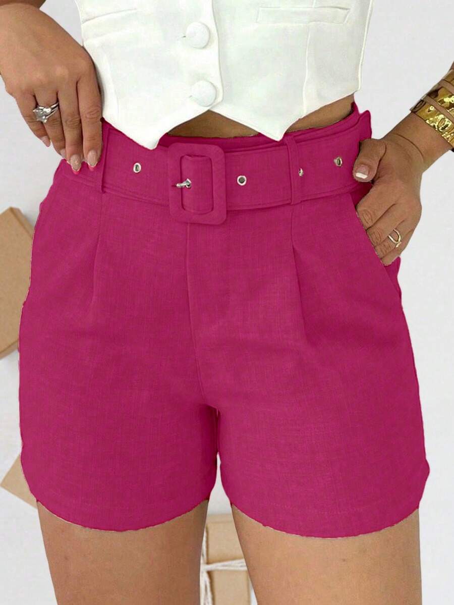 Women Shorts - Màu Hồng Tươi - Xem 1