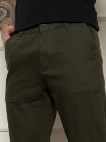Calça Sarja Masculina Premium: Conforto Inigualável com 98% Algodão e 2% Elastano TOP