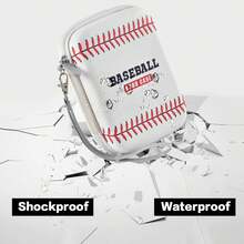 ALKOO Baseball Card Holder Case Compatible With  Baseball Sports Cards 2023 Series, Vintage Small Card Binder, Storage Display Hard Box For 410+ Football Trading Cards 2022/2021 With Removable Divider - Multicolor - View 4