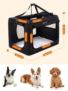 Feandrea Pet Carrier - Black - View 6