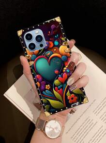 1个花朵、爱心和几何图案防震长方形手机壳，兼容苹果14 Pro Max/16/16 Plus/16 Pro/16 Pro Max/7 Plus/8 Plus和三星Galaxy Z Flip3/Z Flip4/S23 FE/S20+/S24 FE/A38/A18/C53/C55/Note12 Pro+ 5G/Note13 Pro/Y36 5G等型号，国际版，非国内版 - 彩色 - 查看 7