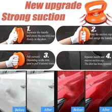 汽車車身修復凹痕拔盤工具 - 橘色 - 查看 2