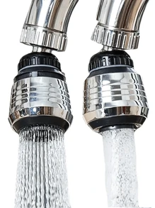 1 Pieza Extensor Universal De Grifo A Prueba De Salpicaduras, Dispositivo Ahorrador De Agua Para Cocina, Filtro Aireador Giratorio De 360 ​​grados, Diseño De Alcachofa De Ducha Ahorrador De Agua Y Aumentador De Presión, Fácil De Limpiar Y Ahorrar Agua, Accesorio De Cocina Y Baño
