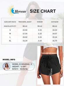 Women's Summer Beach Swimming Bikini Bottoms - Black - View 10