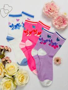 Women Ankle Socks - 彩色 - 查看 4