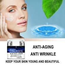 Collagen Cream For Face With Retinol And Hyaluronic Acid, Day And Night &  Skincare Facial Moisturizer