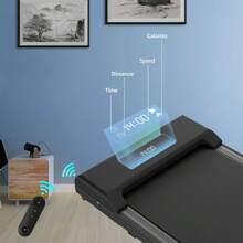 Under Desk Treadmill,Ultra Slim Portable Walking Pad With Remote Control And LED Display For Office Home Use - 查看 3