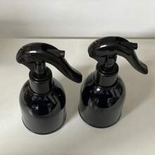 2 件 150 毫升可再填充瓶，适用于美容、头发和皮肤护理、洗发水、乳液、沐浴露等。家居浴室装饰秋季装饰返校 - 黑色 - 查看 2