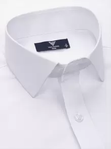 Camisa social masculina - Branco - Visão 5