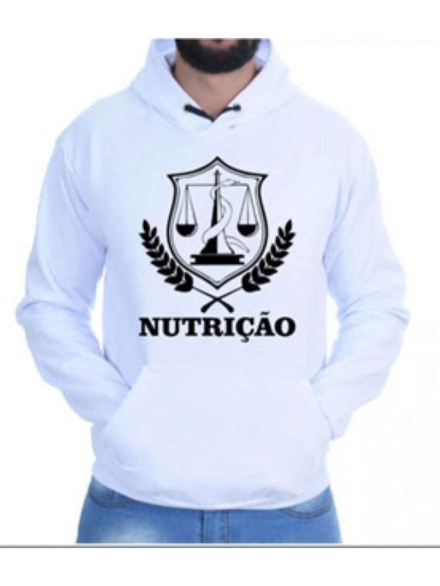 Men Hoodies - 白色 - 查看 1