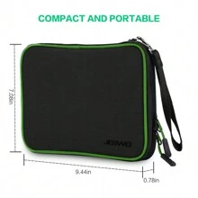 Electronics Organizer Travel, Portable Waterproof Electronic Storage Bag For Small Charging Cord Storage,Charger,Small Electronics For Travel - Black - View 7