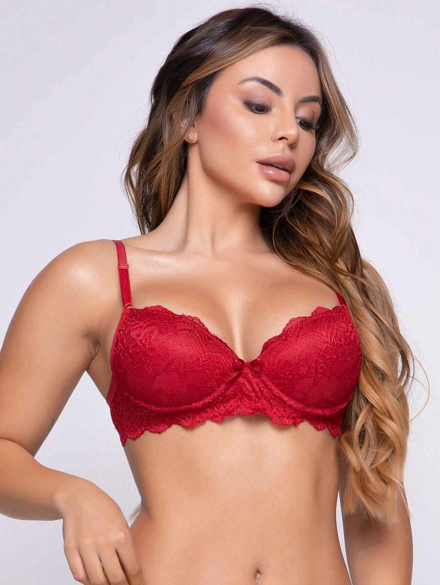Women Bras & Bralettes - 紅色 - 查看 1