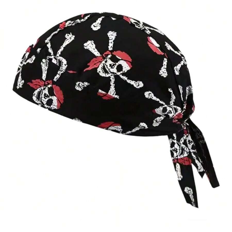 Sombrero Bandana De Pirata Para Adulto Colsplay - Negro - Ver 1