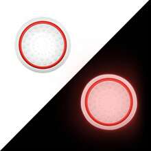 4PCS Replacement Silicone Analog Controller Joystick Luminous Thumb Stick Grips Caps Cover Compatible With PS4 PS3 PS2 One/360 Game Controller - Transparent Black - View 6