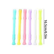 6入組可愛卡通哨子造型中性筆,創意辦公室和學校用水性簽名筆 - 彩色 - 查看 8