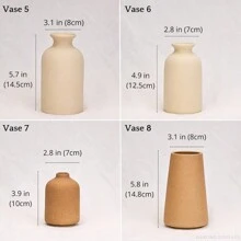 One Piece Dry Flower Vases, Ceramic Vase, Flower Vase Vintage Decor Modern Farmhouse Decor Rustic Home Decor, Wedding Centerpiece, Farmhouse Kitchen Decor,Best Gift,Home Decor,Flower Vase,Centerpiece,Table Decor Room Decor Glass Vase - Multicolor - View 4