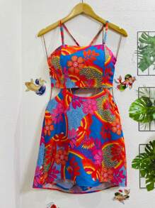 Women Dresses - 紅色 - 查看 3