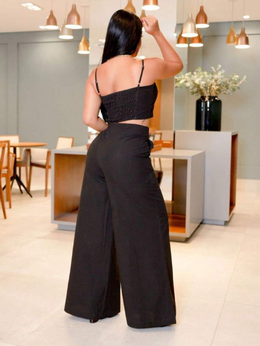 Women Two-Piece Outfits - màu đen - Xem 1