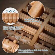 Mới Bằng gỗ Đế Trục lăn Máy mát xa , Kinh tuyến Mát xa Khỏe mạnh Thiết bị , Gỗ nguyên khối Trái bóng Máy mát xa Đối với Đế - Lạc đà - Xem 3