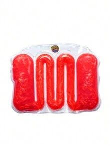 珍珠光澤彩色矽膠管，柔軟感知導管，清潔可壓縮小物品 - 紅色 - 查看 4