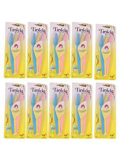 20 blisters de 3 pzas de perfiladores de ceja, modelado de ceja, cuchillas para afeitar, profesionales, herramientas de maquillaje.