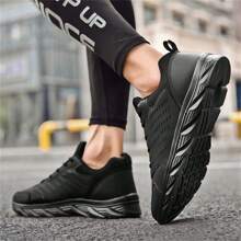 New Men's Sports Shoes, Casual, Fashion, Leather Surface, Waterproof, Wear-Resistant, Super Lightweight, Running Shoes