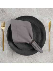 Table Napkins - Grey - View 1