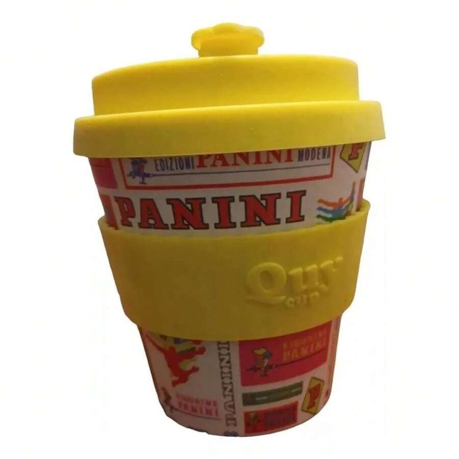 Mini Termo 250 Ml Inspirado en Mundiales de Fútbol - Amarillo - Ver 1