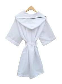 Bathrobe - White - View 3