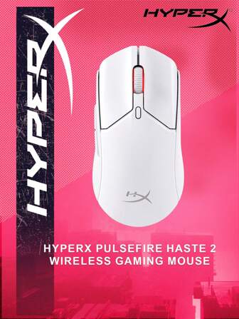  Hyperx Haste 2 無線遊戲滑鼠,2種模式 Haste2 輕巧 2.4ghz Dpi26000 Rgb 電競鼠標,適用於電腦筆記型電腦辦公室電競遊戲
