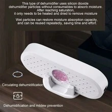 Mini Silent Dehumidifier Cycle Bedroom Dryer Dehumidifier Closet Shoe Cabinet Dehumidifier Indoor Small Household Appliances