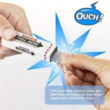 1 件随机电击口香糖玩具，青少年创意恶作剧玩具，堵嘴电击笔玩具