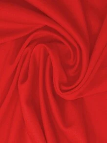 Tela Bombay o Magaly con Spandex Para Ropa, Mantel Artesanal, Material de Decoración, Disfracez - Rojo - Ver 2