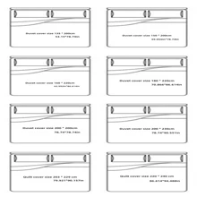 3pcs/Set (1 Quilt Cover, 2 Pillowcases, Without Core), Solid Color Double-Spliced Embroidery Quilt Cover Set For Bedroom, Hotel - Multicolor - View 10